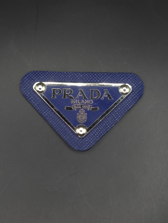 CROCS Accessories - Navy Blue Prada Croc Charm